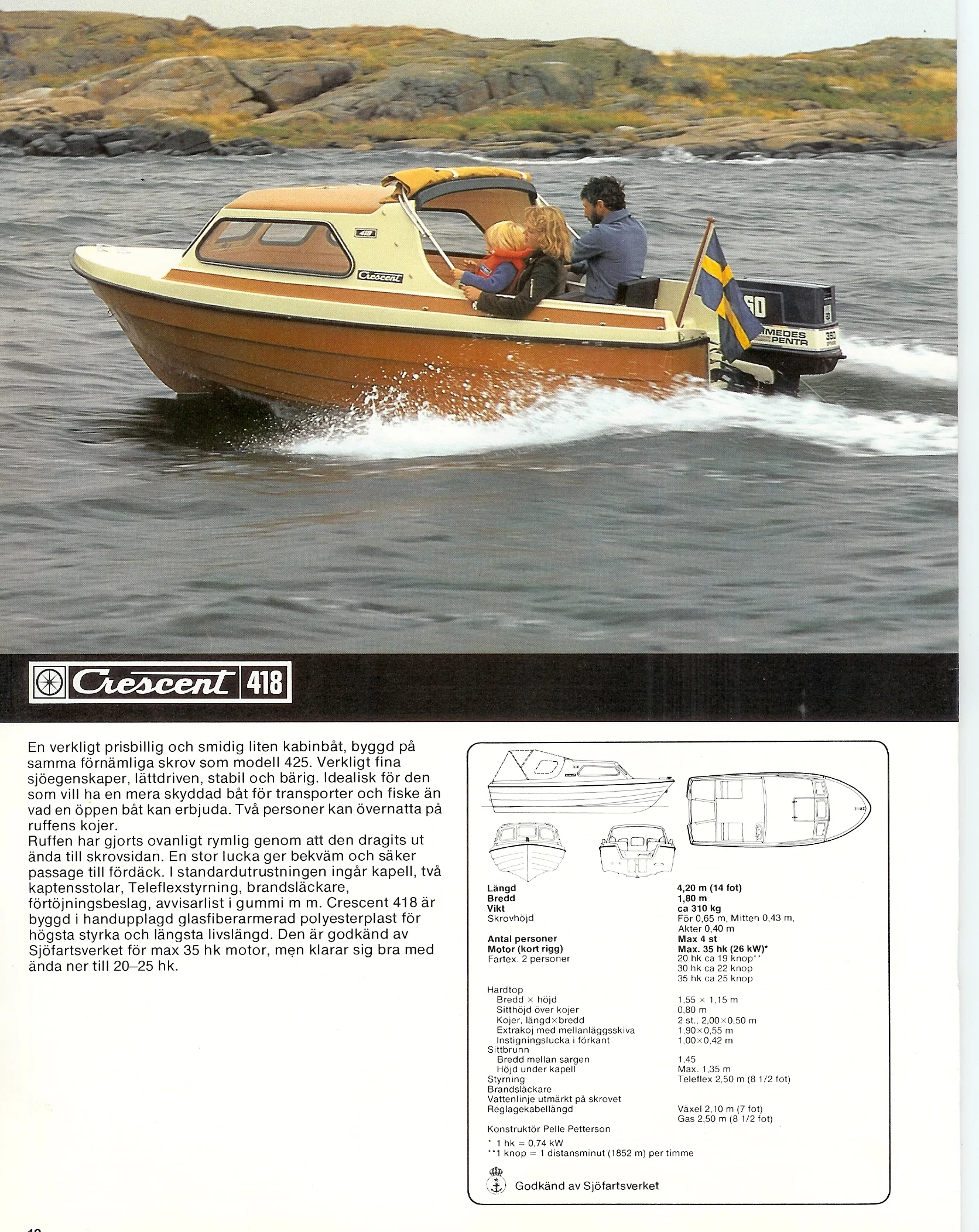 Monark/Crescent Båtar 418HT